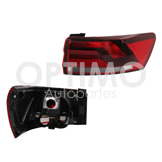 2016 - 2022  VOLKSWAGEN VENTO CALAVERA IZQ S/ARNES (ROJO/BLANCO)