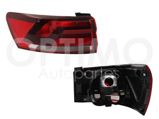 2020 - 2022  VOLKSWAGEN VIRTUS CALAVERA DER EXT S/ARNES CLARA (ROJO/BLANCO)