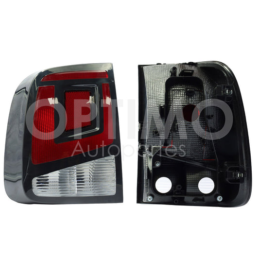 2024 - 2026  VOLKSWAGEN SAVEIRO CALAVERA DER S/ARNES OSCURA FILO NEGRO (ROJO/BLANCO)