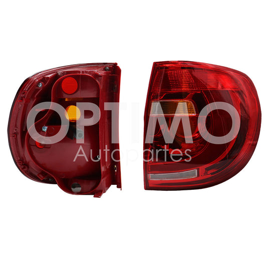 VOLKSWAGEN CROSSFOX 2010 2011 2012 2013 2014 2015 CALAVERA DER S/ARNES CLARA (ROJO/BLANCO/AMBAR)