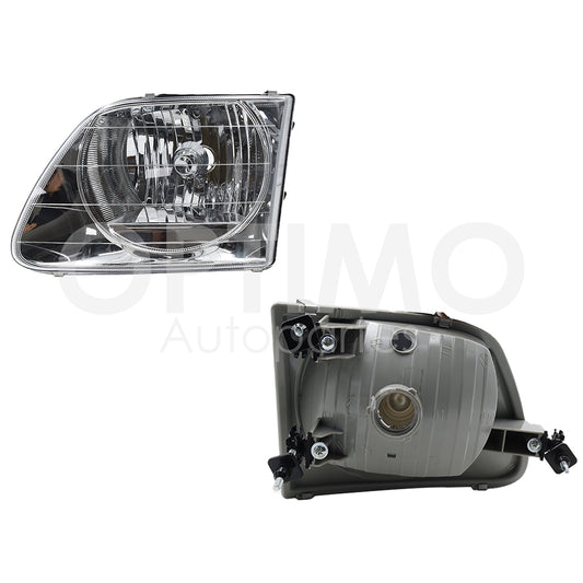 1997 - 2003  FORD F-150 FARO DER F/CROMADO LISO C/AJUSTES (F-250/LOBO/EXPEDITION 97-02)