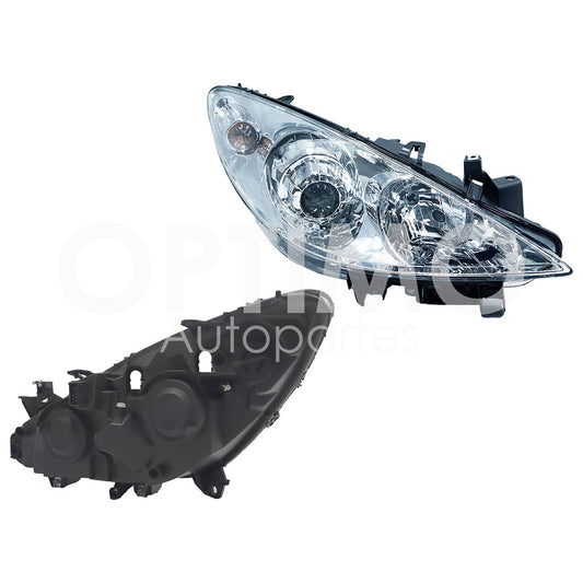 PEUGEOT PG-307 2006 2007 2008 2009 FARO DER FONDO CROMADO (SEDAN/H-BACK)