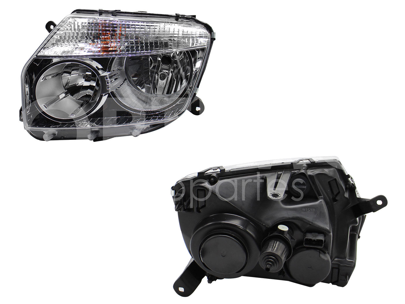 RENAULT DUSTER 2013 2014 2015 2016 FARO IZQ FONDO CROMADO