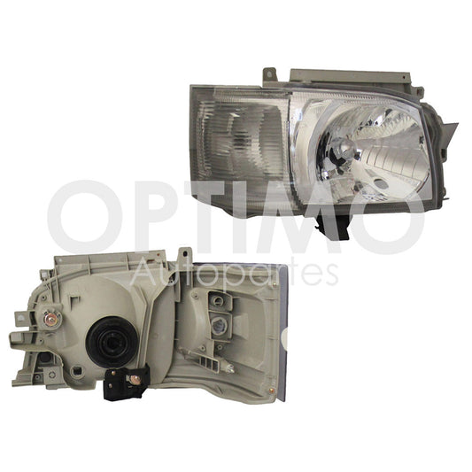 2023 - 2024  TOYOTA YARIS SEDAN FARO IZQ F/NEGRO C/LED S/DRL (VERSION BASE)