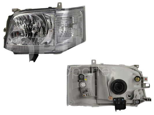 TOYOTA HIACE 2011 2012 2013 FARO IZQ FONDO CROMADO