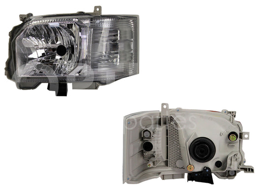 TOYOTA HIACE 2014 2015 2016 2017 2018 2019 FARO IZQ FONDO CROMADO