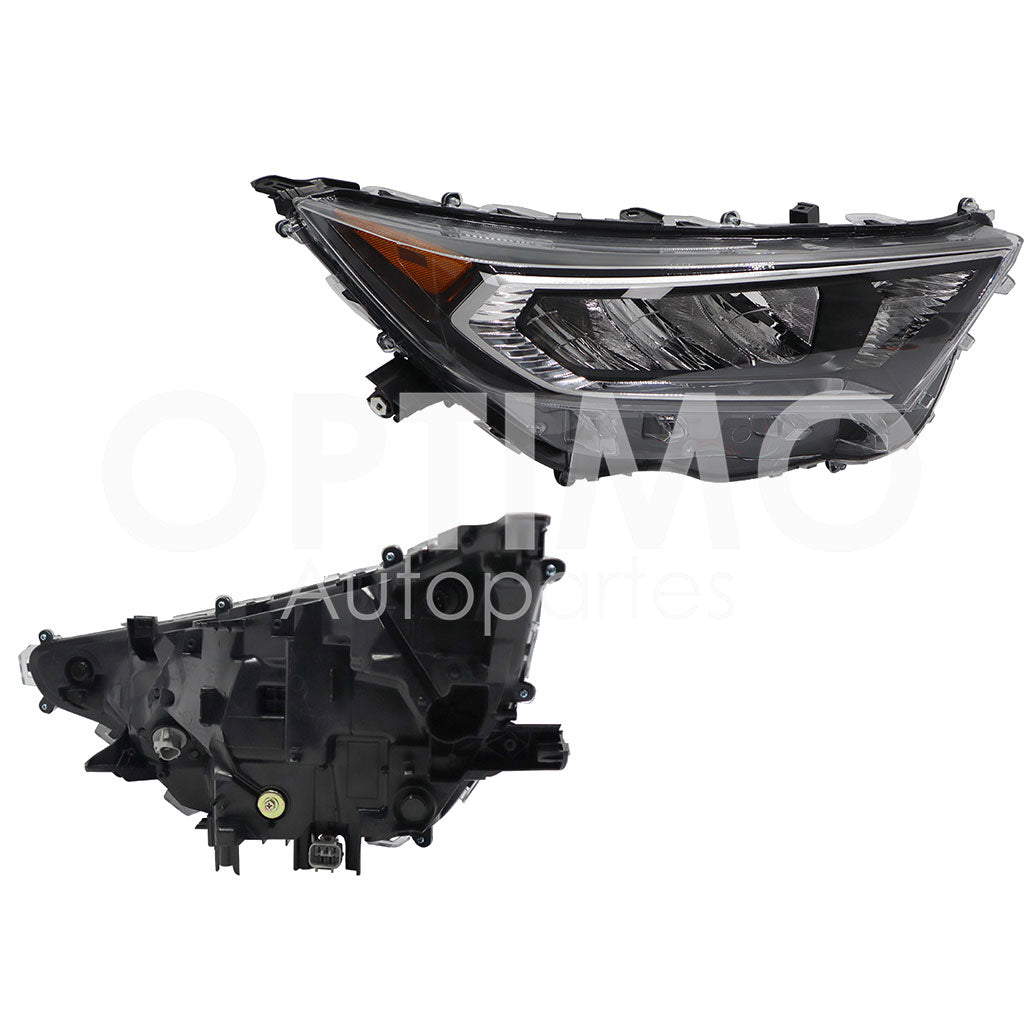 TOYOTA RAV-4 2021 FARO DER F/NEGRO C/LED C/FILO CROMO C/MICA AMBAR (VERSION LE-XLE-ADVENTURE)