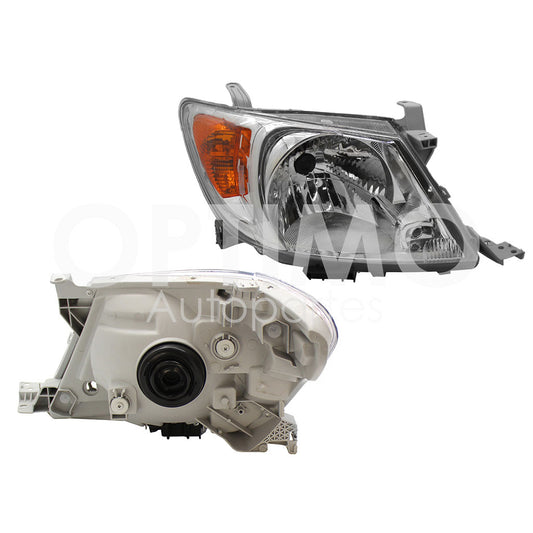 TOYOTA HILUX 2006 2007 2008 FARO DER F/CROMADO C/MICA AMBAR