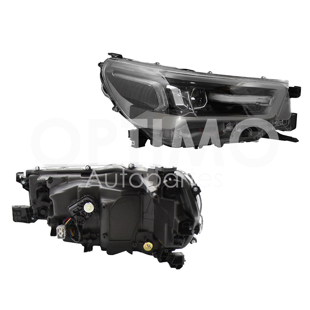 TOYOTA HILUX 4WD 2021 2022 2023 2024 FARO DER F/CROMADO C/LED C/LUPA (DIESEL AT 21-25)