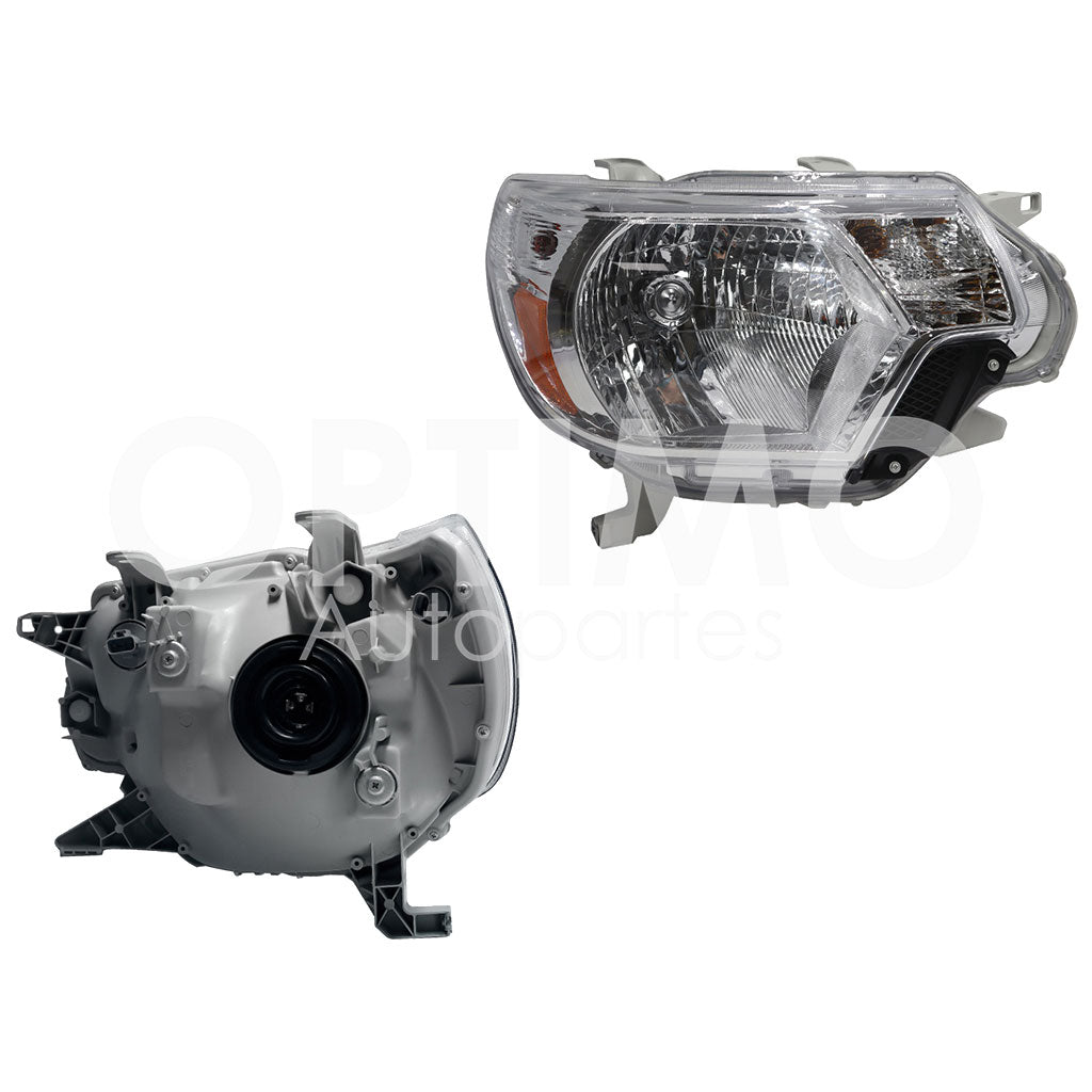 TOYOTA TACOMA 2012 2013 2014 2015 FARO DER F/CROMADO MICA AMBAR