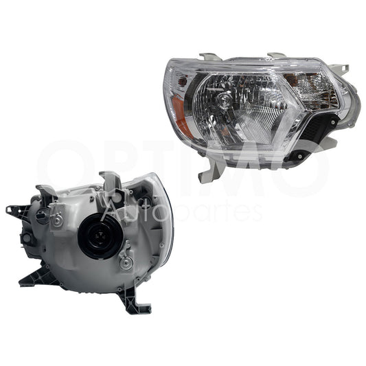 TOYOTA TACOMA 2012 2013 2014 2015 FARO DER F/CROMADO MICA AMBAR