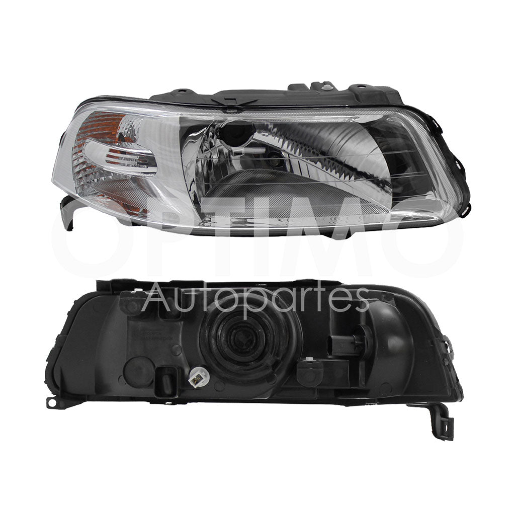 VOLKSWAGEN POINTER 3-5PTAS 2000 2001 2002 2003 2004 2005 FARO DER F/CROMADO UN AS 1 FOCO (VAGONETA-PICK-UP 00-05)