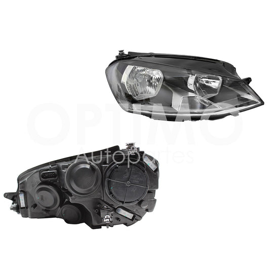 VOLKSWAGEN GOLF A7 2016 2017 FARO DER F/NEGRO C/MOTOR C/MICA BLANCO