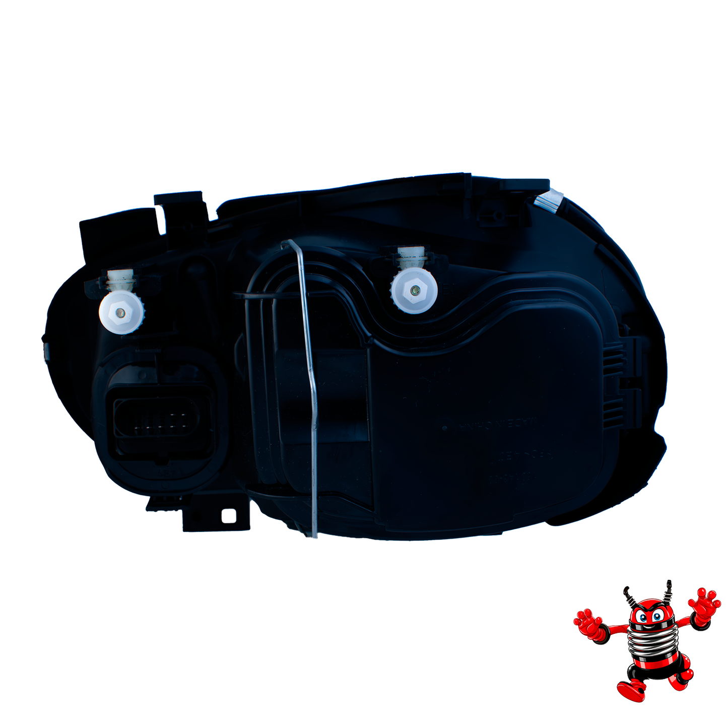 Faro Delantero Derecho VW Golf A41999 2000 2001 2002 2003 2004 2005 2006 2007 | Con Lupa | Con Foco |  Fondo Cromado | Vidrio Liso