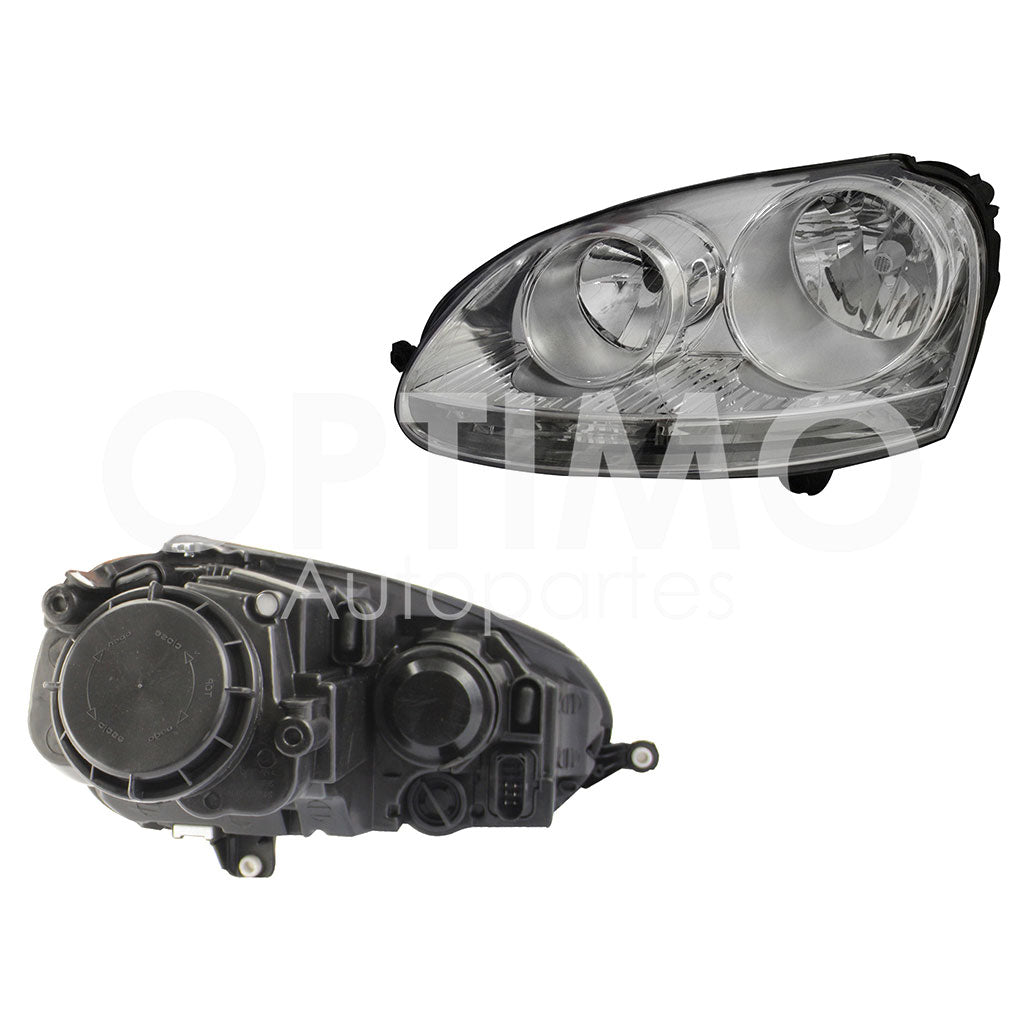 VOLKSWAGEN BORA 2006 2007 2008 2009 2010 FARO DER FONDO CROMADO