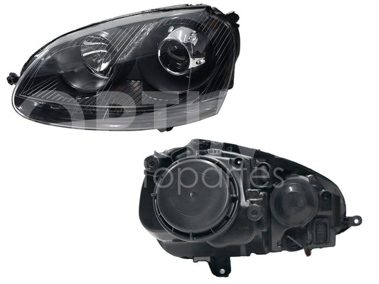 VOLKSWAGEN BORA GLI 2006 2007 2008 2009 2010 FARO IZQ F/NEGRO S/MOTOR C/LUPA
