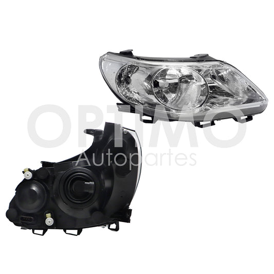 2006 - 2010  VOLKSWAGEN BORA FARO IZQ FONDO NEGRO