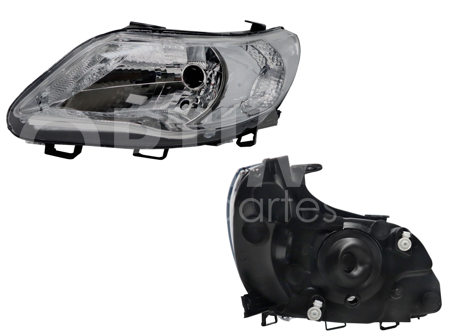 VOLKSWAGEN GOL 2008 2009 2010 2011 2012 FARO IZQ F/CROMADO UN AS (SAVEIRO 10-13) (SEDAN/H-BACK)
