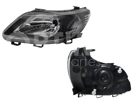 VOLKSWAGEN GOL 2008 2009 2010 2011 2012 FARO IZQ F/NEGRO UN AS (SAVEIRO 10-13) (SEDAN/H-BACK)