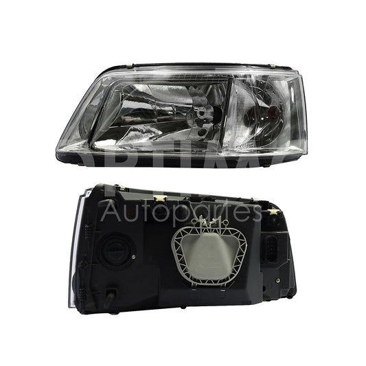 VOLKSWAGEN EUROVAN DIESEL 2005 2006 2007 2008 2009 2010 FARO IZQ FONDO CROMADO (5PINES)