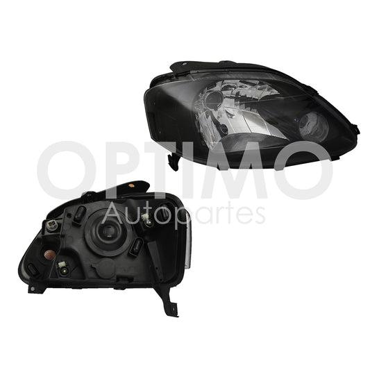 2024 - 2026  VOLKSWAGEN SAVEIRO FARO IZQ F/NEGRO UN AS C/FILO NEGRO (VERSION ROBUST)