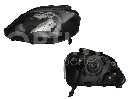 VOLKSWAGEN LUPO 2004 2005 2006 2007 2008 2009 FARO IZQ F/NEGRO UN AS (CROSSFOX 07-09)