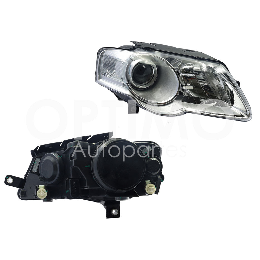 VOLKSWAGEN PASSAT 2006 2007 2008 2009 2010 2011 FARO DER FONDO CROMADO