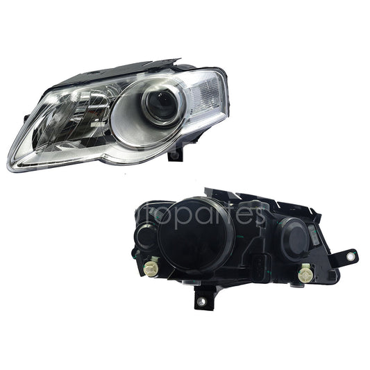 VOLKSWAGEN PASSAT 2006 2007 2008 2009 2010 2011 FARO IZQ FONDO CROMADO