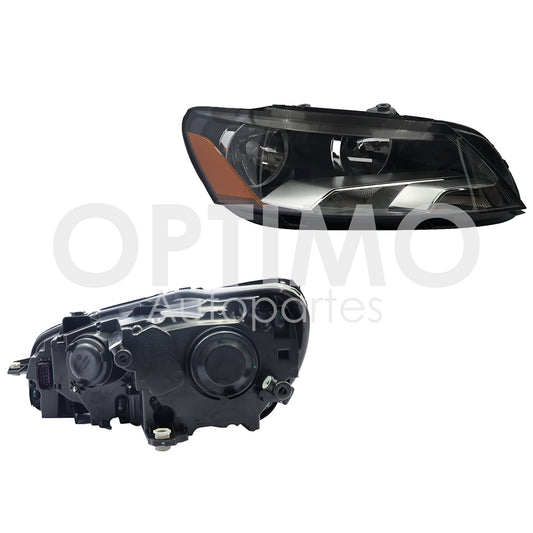 2024 - 2025  VOLKSWAGEN POLO FARO IZQ F/NEGRO UN AS C/FILO NEGRO (VERSION TRACK)