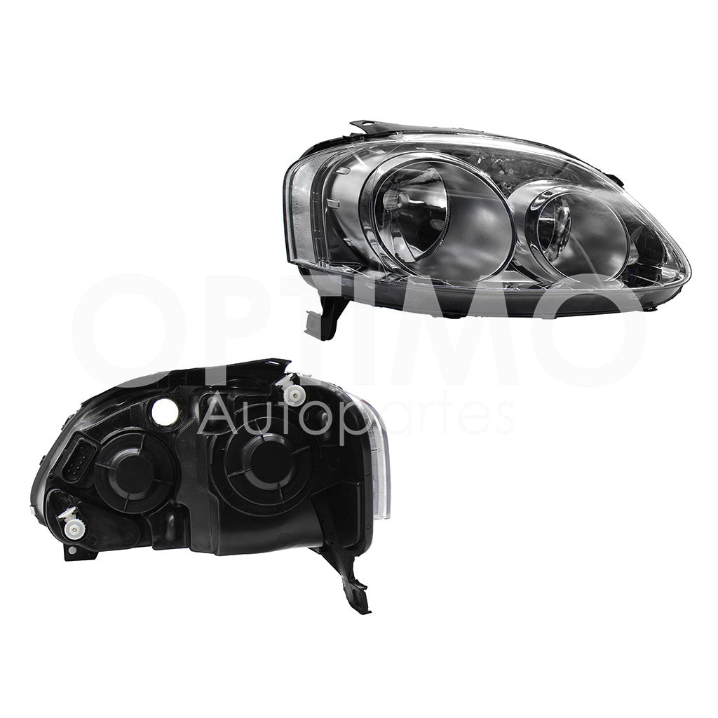 VOLKSWAGEN CROSSFOX 2007 2008 2009 FARO DER F/CROMADO DOBLE AS (SPORT VAN 08-09)