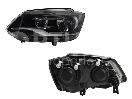 VOLKSWAGEN CROSSFOX 2010 2011 2012 2013 2014 2015 FARO IZQ FONDO NEGRO