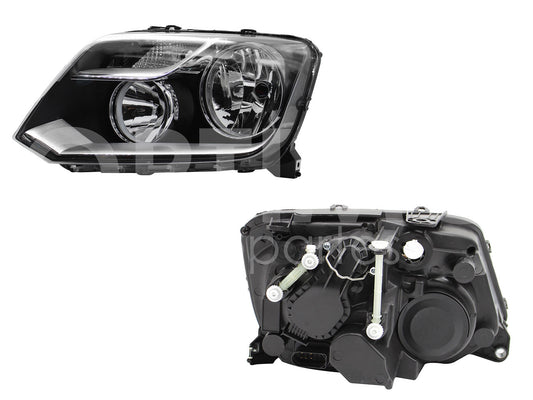 VOLKSWAGEN AMAROK 2010 2011 2012 2013 2014 2015 2016 2017 FARO IZQ FONDO NEGRO