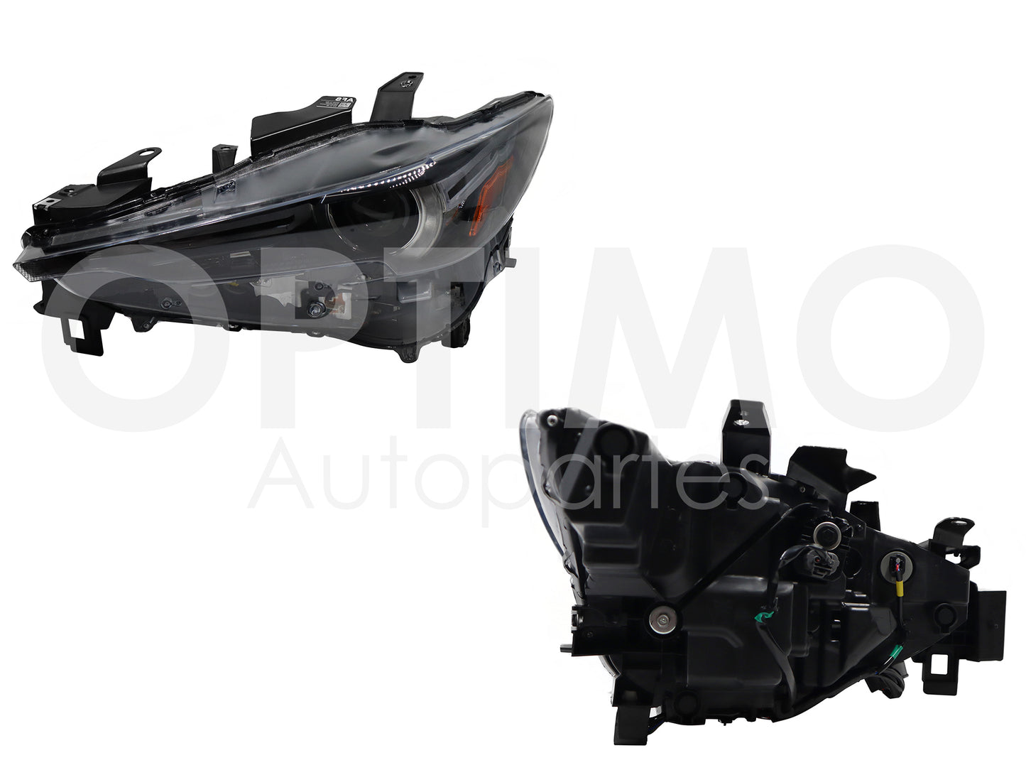 2018 - 2021  MAZDA CX-5 FARO DER F/NEGRO C/LED C/LUPA C/MICA AMBAR LUCES ADAPTATIVAS