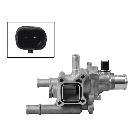 CHEVROLET AVEO 1.6L 2007 2008 2009 2010 2011 2012 2013 2014 2015 2016 2017 TOMA AGUA ALUMINIO COMPLETA C/TERMOSTATO C/SENSOR (SONIC 1.6L 12-18/CRUZE-TRAX 1.8L/PT G3 06-09)