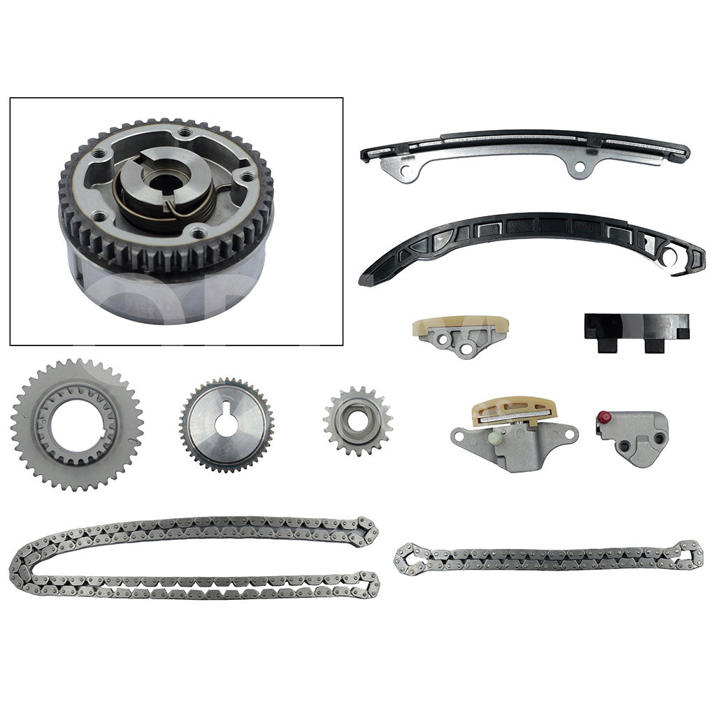NISSAN X-TRAIL 2.5L 2008 2009 2010 2011 2012 2013 2014 KIT DE DISTRIBUCION 12PZAS QR25DE C/VVT (FRONTIER-ALTIMA-ROGUE 2.5L)