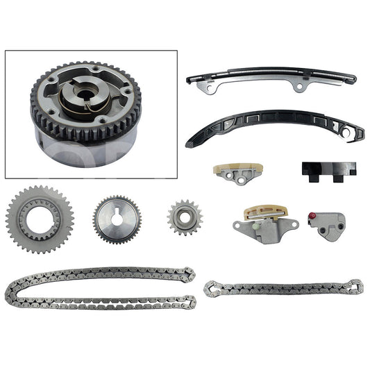 NISSAN X-TRAIL 2.5L 2008 2009 2010 2011 2012 2013 2014 KIT DE DISTRIBUCION 12PZAS QR25DE C/VVT (FRONTIER-ALTIMA-ROGUE 2.5L)