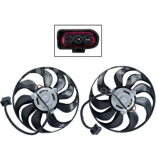 VOLKSWAGEN LUPO/POLO 1.6L/2.0L 2003 2004 2005 2006 2007 2008 2009 2010 2011 2012 2013 2014 2015 2016 MOTOVENTILADOR P/AIRE ACONDICIONADO S/TOLVA CHICA 2PINES S/RES (IBIZA-CORDOBA 03-12) (MOTOR/ASPA)