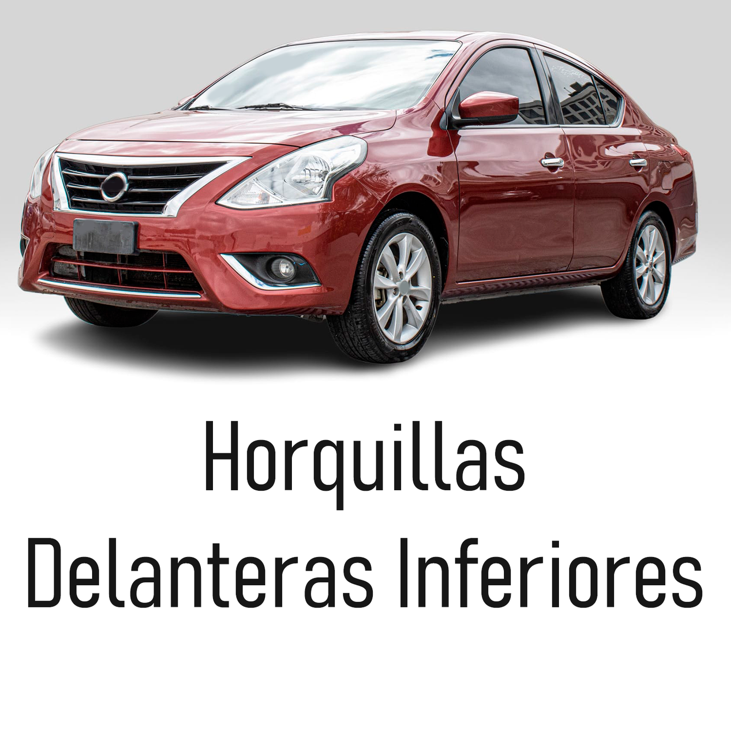 Par Horquillas Delanteras compatibles Versa 1.6L 2012 2013 2014 2015 2016 2017 2018 2019 | Con Rotula | Con Bujes